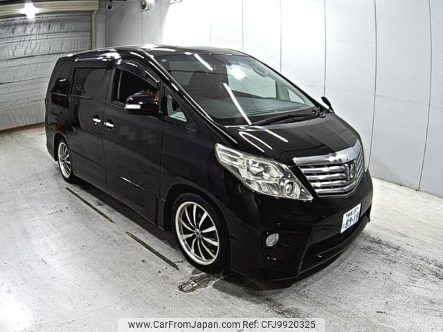 toyota alphard 2010 -TOYOTA 【鳥取 300と8918】--Alphard GGH25W-8016385---TOYOTA 【鳥取 300と8918】--Alphard GGH25W-8016385- image 1