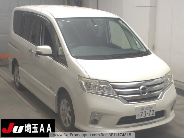nissan serena 2013 -NISSAN 【つくば 300ﾙ7372】--Serena HFC26-151166---NISSAN 【つくば 300ﾙ7372】--Serena HFC26-151166- image 1