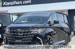 toyota alphard 2025 CFJ1394536