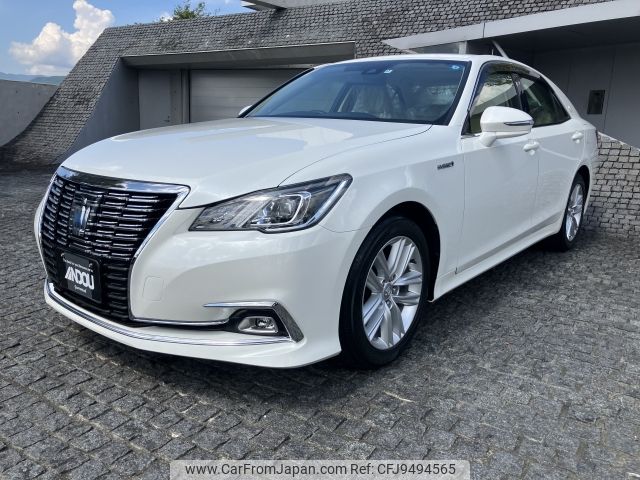 toyota crown 2016 -TOYOTA--Crown DAA-AWS210--AWS210-6121158---TOYOTA--Crown DAA-AWS210--AWS210-6121158- image 1