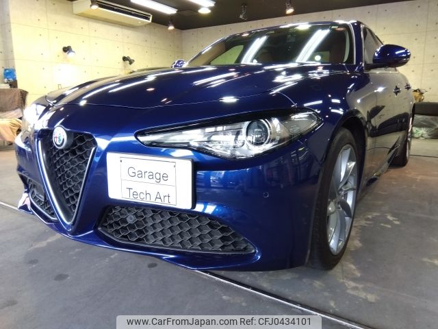 alfa-romeo giulia 2021 -ALFA ROMEO--Alfa Romeo Giulia 3DA-95222--ZAREAEKX6M7648729---ALFA ROMEO--Alfa Romeo Giulia 3DA-95222--ZAREAEKX6M7648729- image 1