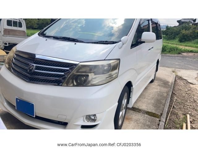 toyota alphard 2007 -TOYOTA--Alphard DBA-ANH10W--ANH10-0189420---TOYOTA--Alphard DBA-ANH10W--ANH10-0189420- image 1