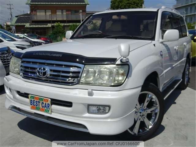 toyota land-cruiser-wagon 2001 -TOYOTA 【横浜 100】--Land Cruiser Wagon GF-UZJ100W--UZJ100W-0132830---TOYOTA 【横浜 100】--Land Cruiser Wagon GF-UZJ100W--UZJ100W-0132830- image 1