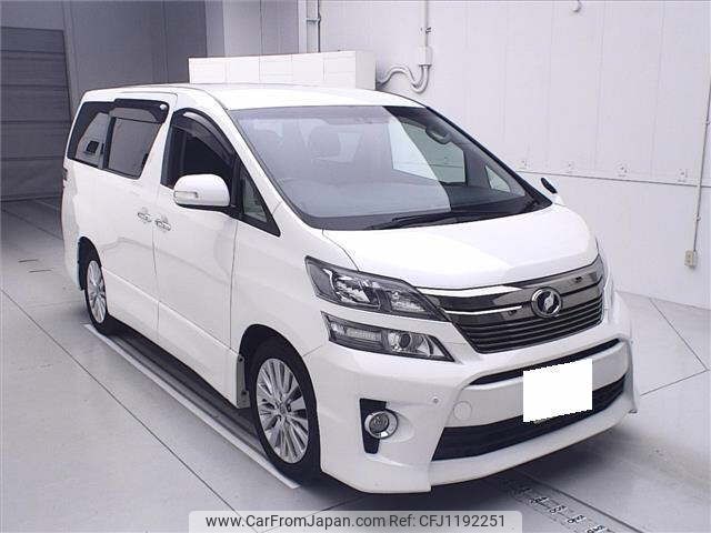 toyota vellfire 2013 -TOYOTA 【富山 334ﾐ318】--Vellfire ANH25W-8043842---TOYOTA 【富山 334ﾐ318】--Vellfire ANH25W-8043842- image 1