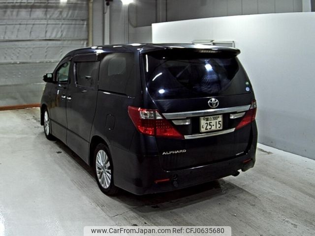 toyota alphard 2012 -TOYOTA 【富山 300も2515】--Alphard ANH25W-8038498---TOYOTA 【富山 300も2515】--Alphard ANH25W-8038498- image 2