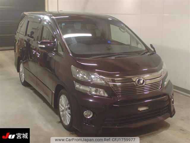toyota vellfire 2013 CFJ1759977 image 1