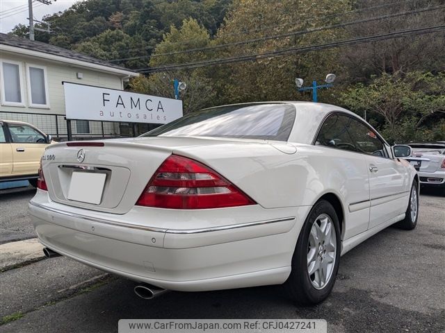 mercedes-benz cl-class 2002 -MERCEDES-BENZ--Benz CL GF-215375--WDB215375-2A027615---MERCEDES-BENZ--Benz CL GF-215375--WDB215375-2A027615- image 2