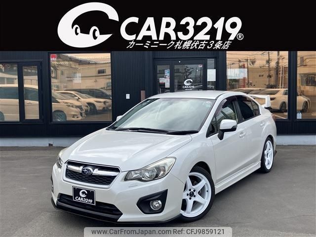 subaru impreza-g4 2012 -SUBARU 【札幌 303ﾏ2243】--Impreza G4 GJ7--009184---SUBARU 【札幌 303ﾏ2243】--Impreza G4 GJ7--009184- image 1