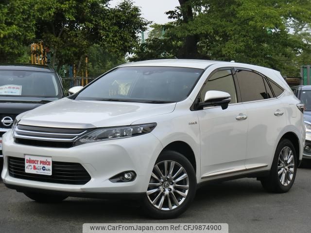 toyota harrier-hybrid 2014 quick_quick_DAA-AVU65W_AVU65-0011589 image 1