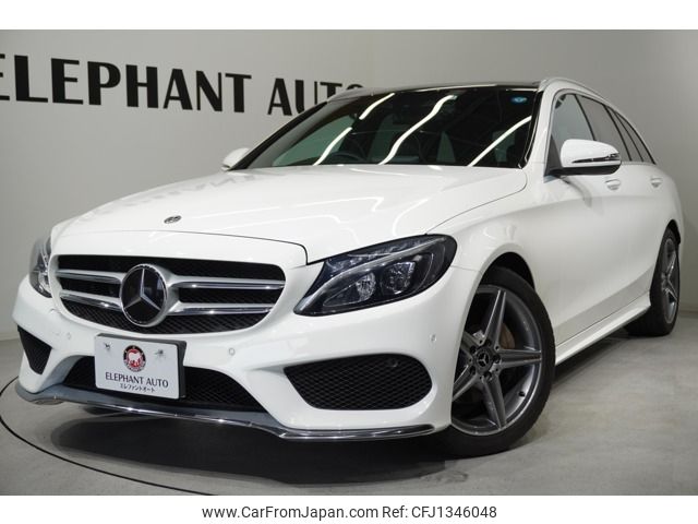 mercedes-benz c-class-station-wagon 2018 -MERCEDES-BENZ--Benz C Class Wagon DBA-205240C--WDD2052402F675447---MERCEDES-BENZ--Benz C Class Wagon DBA-205240C--WDD2052402F675447- image 1