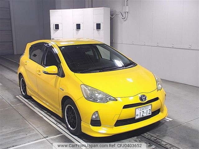 toyota aqua 2014 -TOYOTA 【滋賀 553ﾈ1212】--AQUA NHP10--2287981---TOYOTA 【滋賀 553ﾈ1212】--AQUA NHP10--2287981- image 1