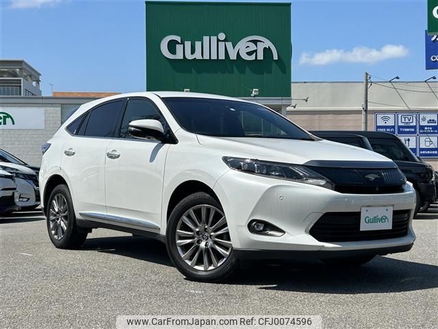 toyota harrier 2016 -TOYOTA--Harrier DBA-ZSU60W--ZSU60-0085473---TOYOTA--Harrier DBA-ZSU60W--ZSU60-0085473- image 1