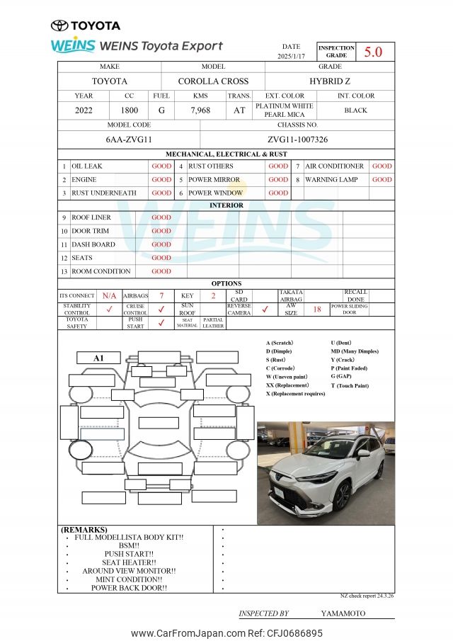 toyota corolla-cross 2022 ZVG11-1007326 image 2