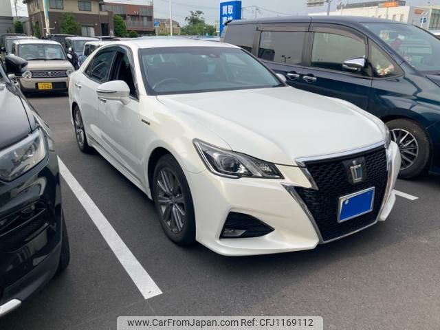 toyota crown 2016 -TOYOTA--Crown DAA-AWS210--AWS210-6121060---TOYOTA--Crown DAA-AWS210--AWS210-6121060- image 1