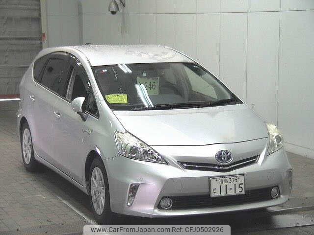 toyota prius-α 2013 -TOYOTA 【福島 335ﾄ1115】--Prius α ZVW40W-3066632---TOYOTA 【福島 335ﾄ1115】--Prius α ZVW40W-3066632- image 1