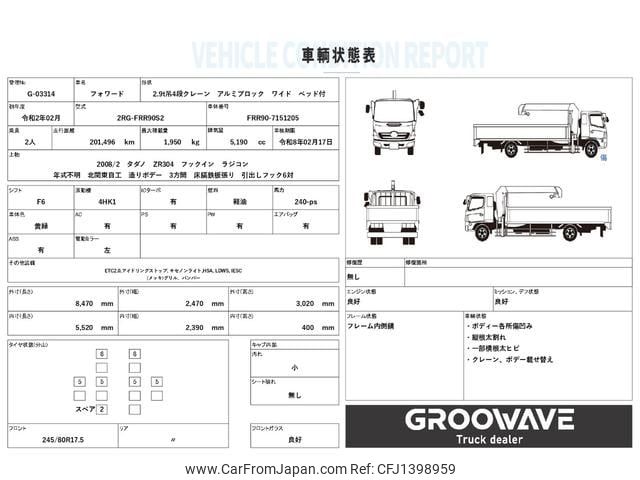 isuzu forward 2020 GOO_NET_EXCHANGE_0541786A30250709W001 image 2