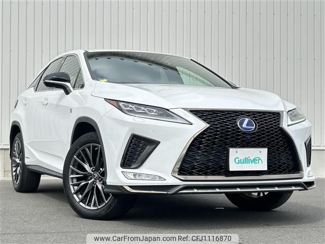 lexus rx 2022 -LEXUS--Lexus RX 6AA-GYL20W--GYL20-0016074---LEXUS--Lexus RX 6AA-GYL20W--GYL20-0016074- image 1