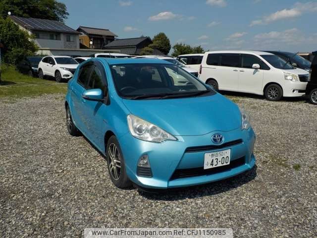 toyota aqua 2012 -TOYOTA 【野田 500】--AQUA DAA-NHP10--NHP10-2128105---TOYOTA 【野田 500】--AQUA DAA-NHP10--NHP10-2128105- image 1