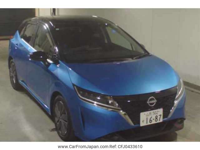 nissan note 2021 -NISSAN 【山形 502ｽ1687】--Note 6AA-E13--E13-027971---NISSAN 【山形 502ｽ1687】--Note 6AA-E13--E13-027971- image 1