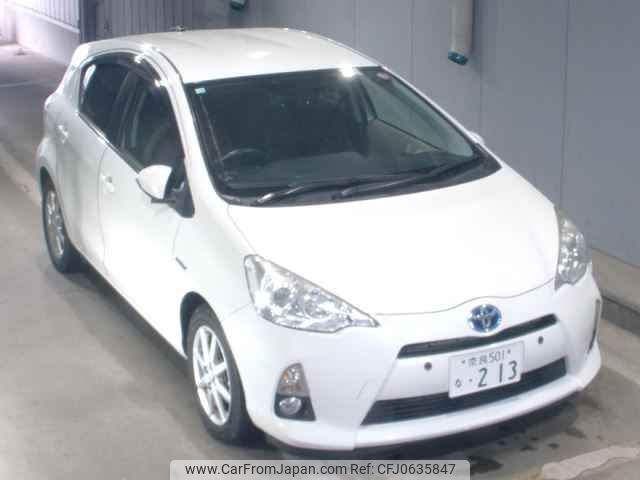 toyota aqua 2012 -TOYOTA 【奈良 501ﾅ213】--AQUA NHP10-6093903---TOYOTA 【奈良 501ﾅ213】--AQUA NHP10-6093903- image 1