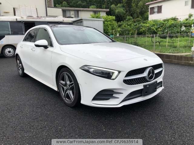 mercedes-benz a-class 2019 -MERCEDES-BENZ--Benz A Class 5BA-177084--WDD1770842J071566---MERCEDES-BENZ--Benz A Class 5BA-177084--WDD1770842J071566- image 1