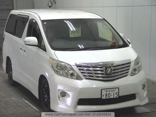 toyota alphard 2008 -TOYOTA 【那須 300ｽ8015】--Alphard ANH20W--8020847---TOYOTA 【那須 300ｽ8015】--Alphard ANH20W--8020847- image 1