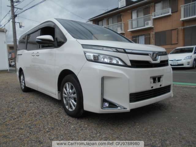 toyota voxy 2018 -TOYOTA--Voxy DBA-ZRR80G--ZRR80-0383607---TOYOTA--Voxy DBA-ZRR80G--ZRR80-0383607- image 1