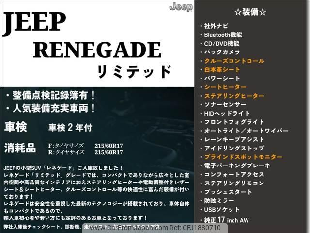 jeep renegade 2016 CFJ1880710 image 2