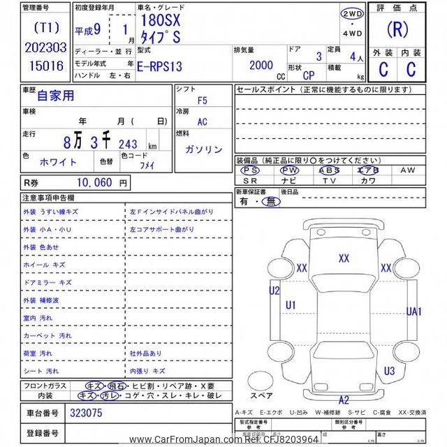 1997 Nissan 180sx RPS13 - Car Price $17,331
