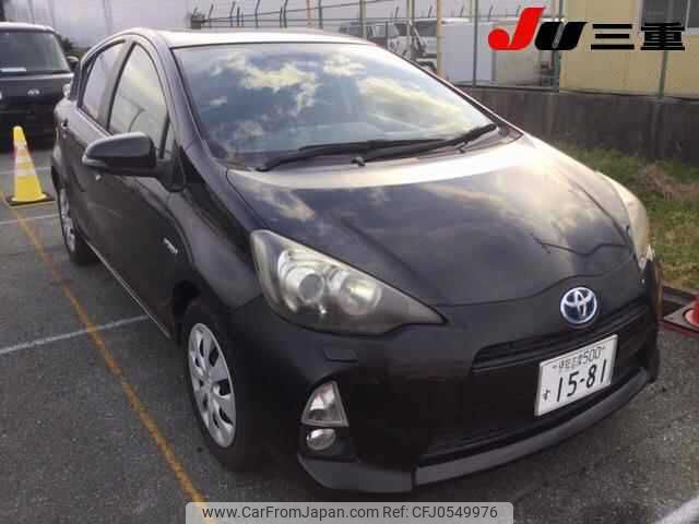 toyota aqua 2012 -TOYOTA 【伊勢志摩 500ｽ1581】--AQUA NHP10--2141141---TOYOTA 【伊勢志摩 500ｽ1581】--AQUA NHP10--2141141- image 1