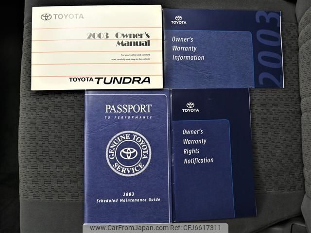 ●【訳アリ】　Tundra　他言語　１枚 2003 Toyota Tundra 4WD - Car Price $16,259