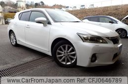 lexus ct 2012 quick_quick_DAA-ZWA10_ZWA10-2125167