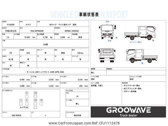 isuzu elf-truck 2012 GOO_NET_EXCHANGE_0541786A30250501W005 image 2