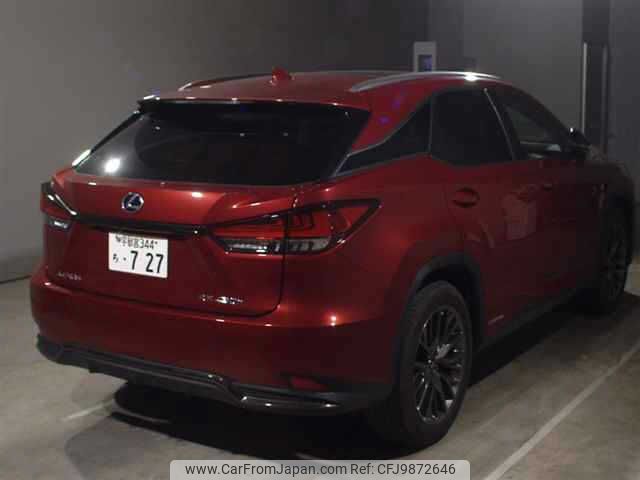 lexus rx 2022 -LEXUS 【宇都宮 344ﾁ727】--Lexus RX GYL25W-0026964---LEXUS 【宇都宮 344ﾁ727】--Lexus RX GYL25W-0026964- image 2