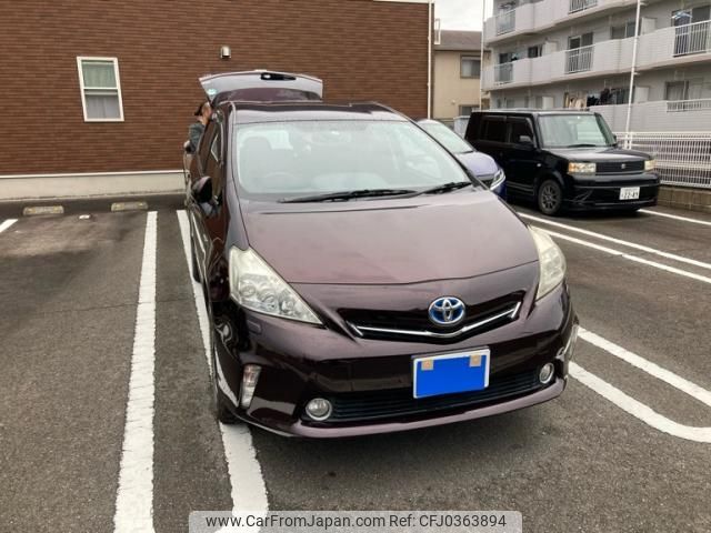 toyota prius-α 2013 -TOYOTA--Prius α DAA-ZVW41W--ZVW41-3325308---TOYOTA--Prius α DAA-ZVW41W--ZVW41-3325308- image 1