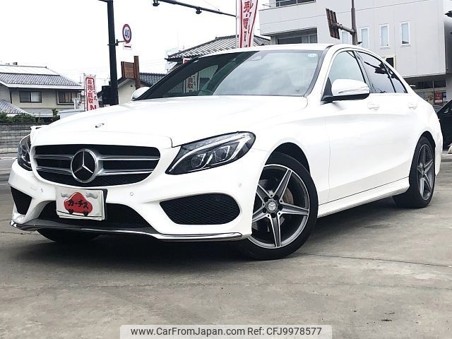 mercedes-benz c-class 2015 -MERCEDES-BENZ--Benz C Class DBA-205040C--WDD2050402R027528---MERCEDES-BENZ--Benz C Class DBA-205040C--WDD2050402R027528- image 1