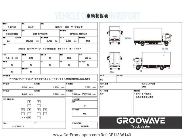 isuzu elf-truck 2019 GOO_NET_EXCHANGE_0541786A30250624W003 image 2
