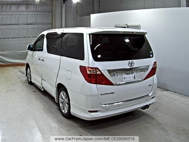 toyota alphard 2008 -TOYOTA 【湘南 368み】--Alphard GGH20W-8007943---TOYOTA 【湘南 368み】--Alphard GGH20W-8007943- image 2