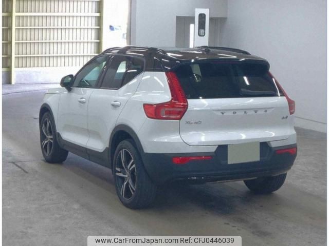 volvo xc40 2021 quick_quick_5AA-XB420TXCM_YV1XZK9MCM2605212 image 2