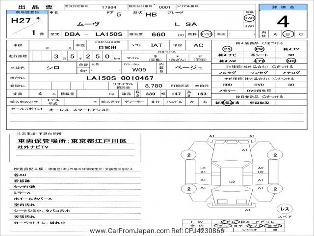 Daihatsu Move 15 Ksh 14 2 000 For Sale Usedcars Co Tz