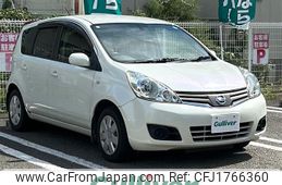 nissan note 2009 CFJ1766360