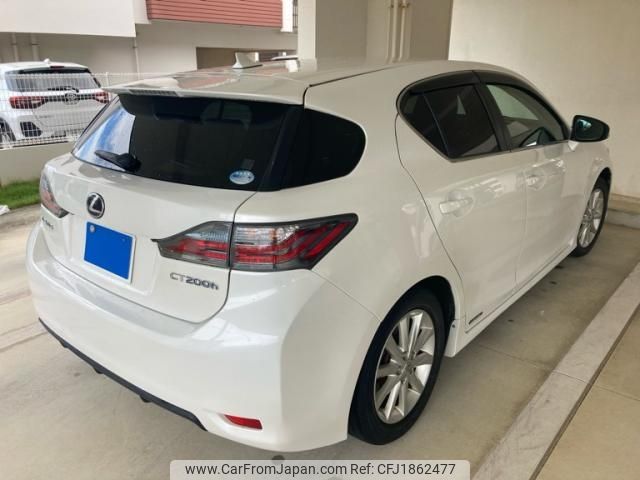 lexus ct 2011 CFJ1862477 image 2