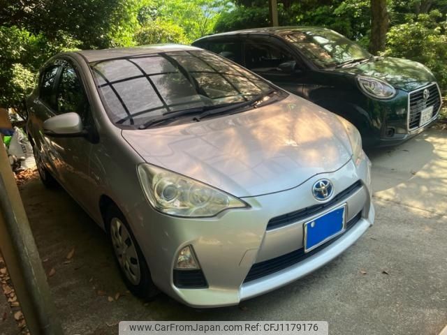 toyota aqua 2012 -TOYOTA--AQUA DAA-NHP10--NHP10-6045393---TOYOTA--AQUA DAA-NHP10--NHP10-6045393- image 1