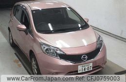 nissan note 2015 -NISSAN 【岡崎 500ﾊ1407】--Note E12-414218---NISSAN 【岡崎 500ﾊ1407】--Note E12-414218-