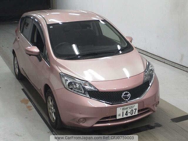 nissan note 2015 -NISSAN 【岡崎 500ﾊ1407】--Note E12-414218---NISSAN 【岡崎 500ﾊ1407】--Note E12-414218- image 1