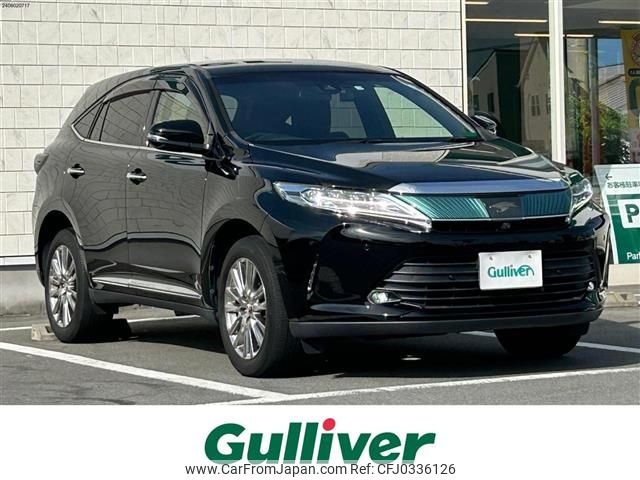 toyota harrier 2017 -TOYOTA--Harrier DBA-ZSU60W--ZSU60-0138369---TOYOTA--Harrier DBA-ZSU60W--ZSU60-0138369- image 1