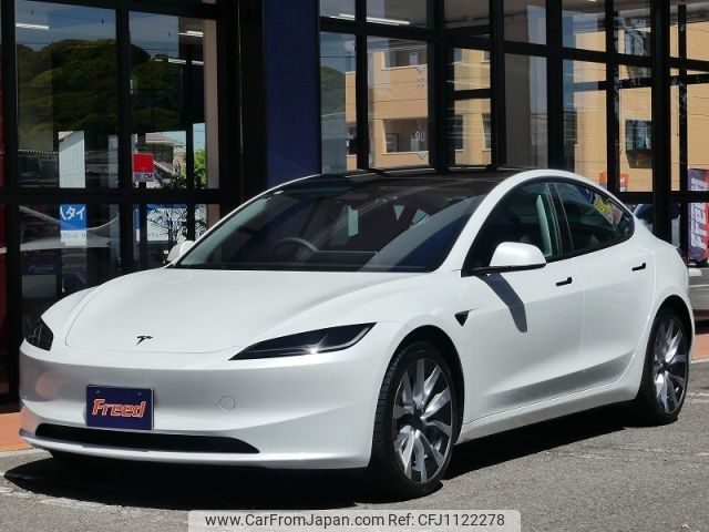 tesla tesla-model3 2024 -TESLA--Tesla Model3 ZAA-3L23T--LRW3F7EK8RC159422---TESLA--Tesla Model3 ZAA-3L23T--LRW3F7EK8RC159422- image 1