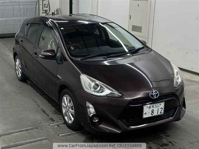 toyota aqua 2015 -TOYOTA 【群馬 502ユ812】--AQUA NHP10-2438006---TOYOTA 【群馬 502ユ812】--AQUA NHP10-2438006- image 1