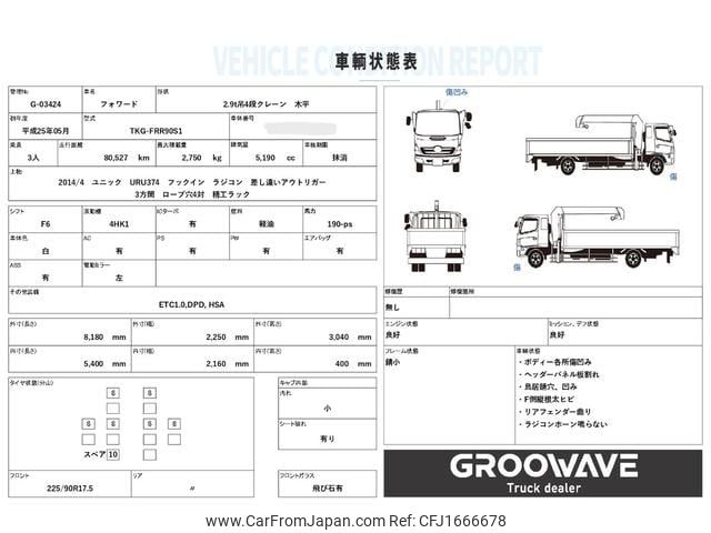 isuzu forward 2013 CFJ1666678 image 2