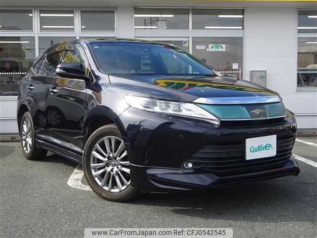 toyota harrier 2017 -TOYOTA--Harrier DBA-ZSU60W--ZSU60-0124983---TOYOTA--Harrier DBA-ZSU60W--ZSU60-0124983- image 1